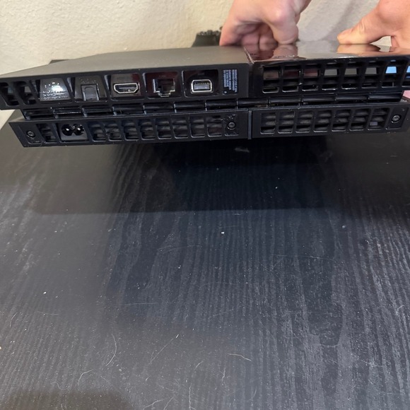 Sony PlayStation 4 PS4 Black Console CUH-1115A with Controller Tested & Working - Picture 3 of 11